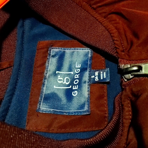 Young Men's beautiful merlot bomber jacket - Picture 3 of 3